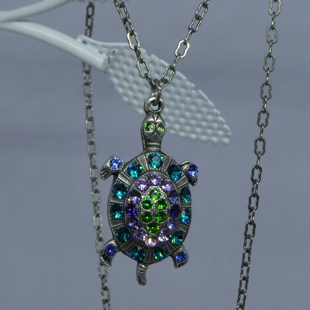 USA Handcrafted Turtle Pendant Necklace